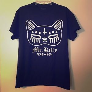 Mr. Kitty concert unisex t-shirt NWOT
